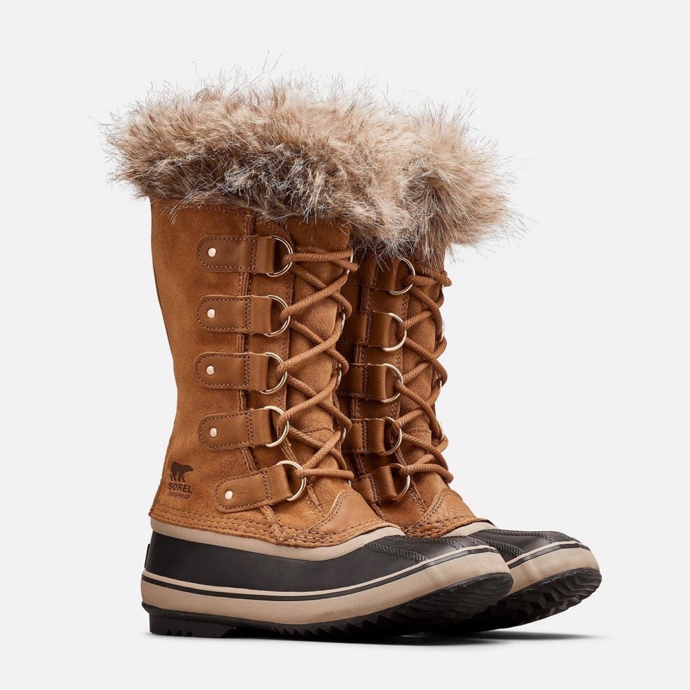 Sorel Brown Winter Boots with Faux Fur
